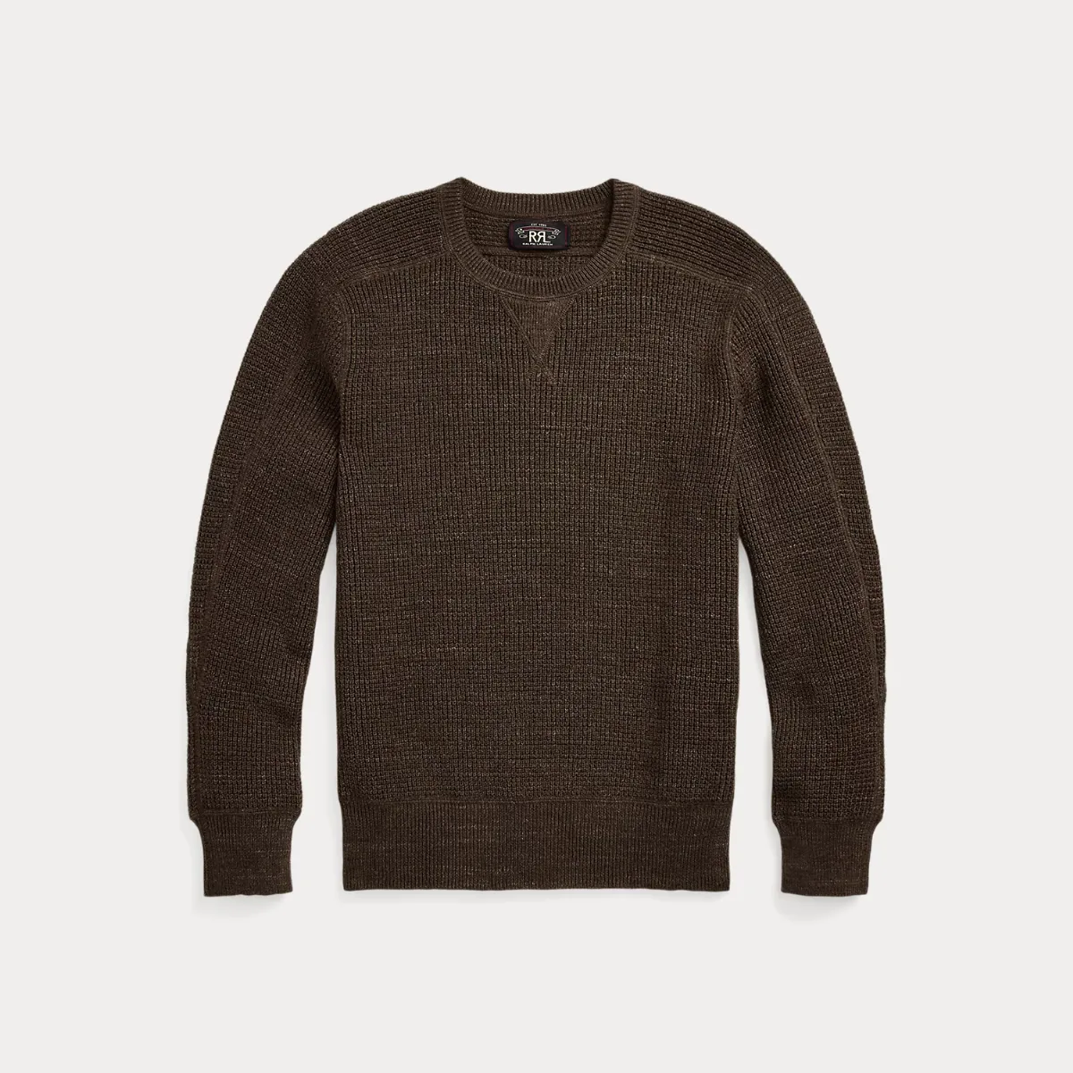 Waffle-Knit Cotton-Wool Sweater by Ralph Lauren
