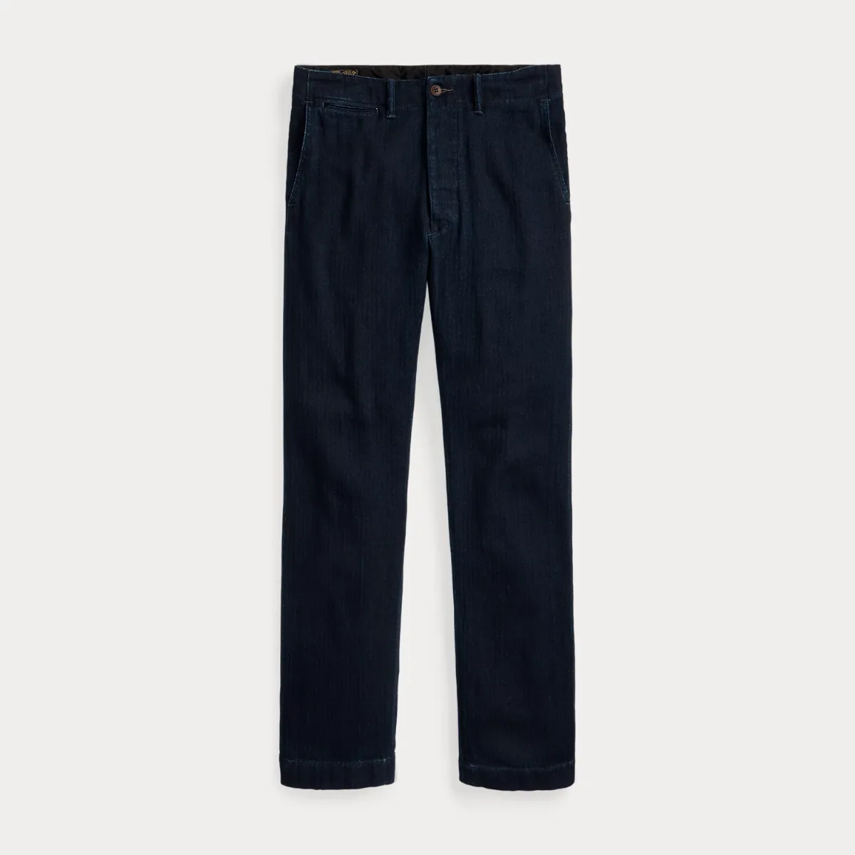 Indigo Herringbone Officer's Pant by Ralph Lauren