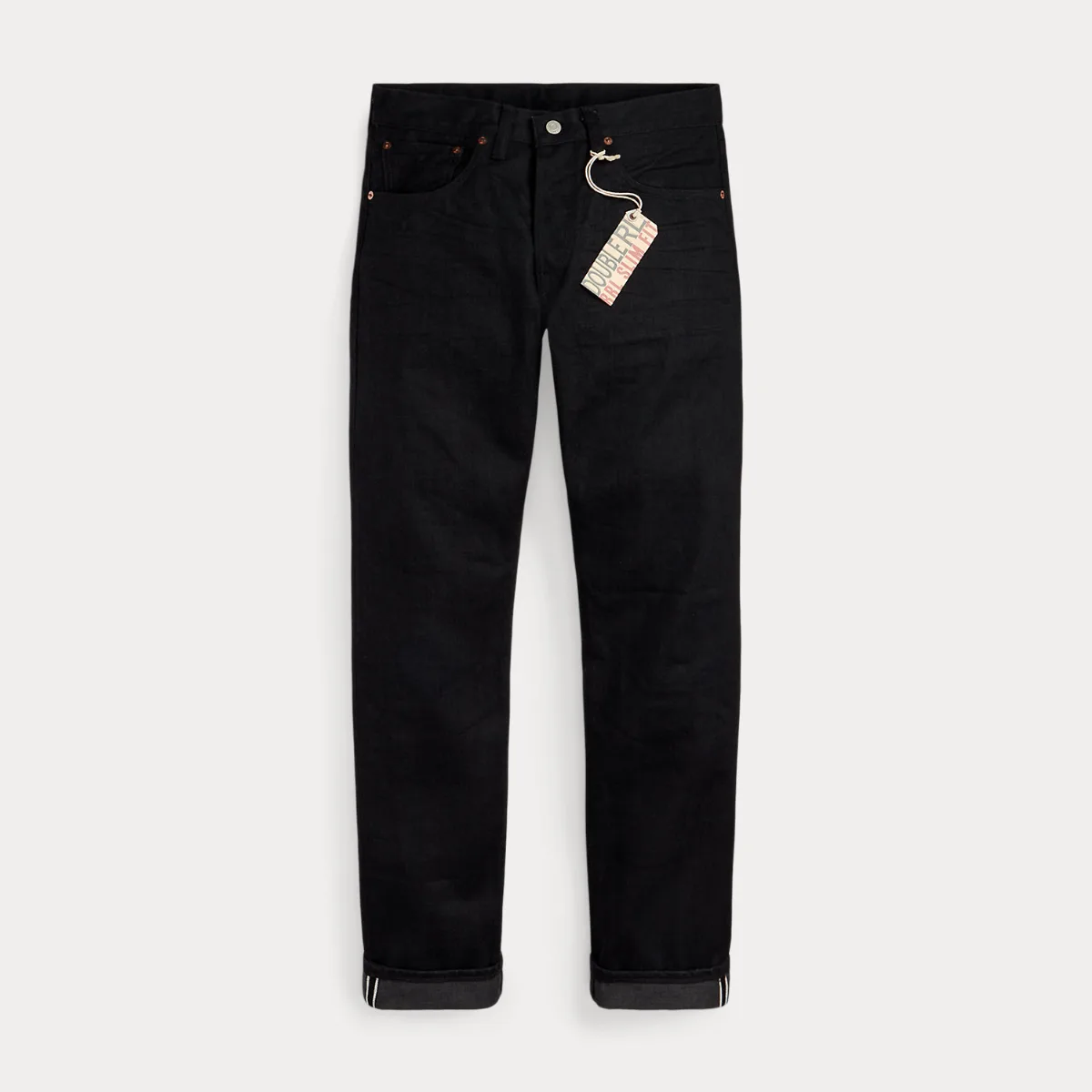 Slim Fit Black Selvedge Jean