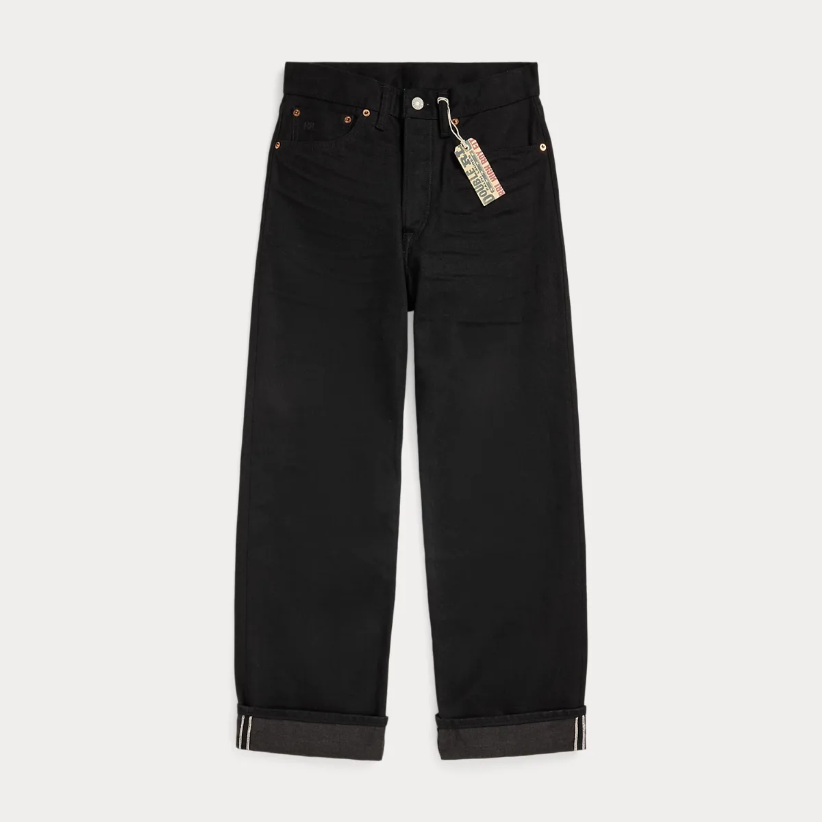 High Boy Fit Black Selvedge Jean by Ralph Lauren