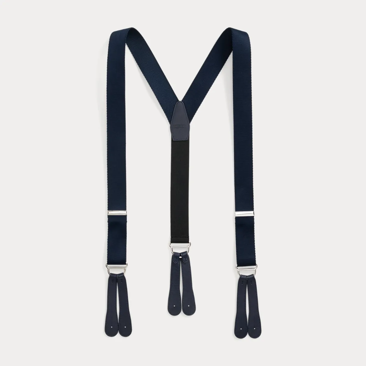 Calfskin-Trim Suspenders by Ralph Lauren