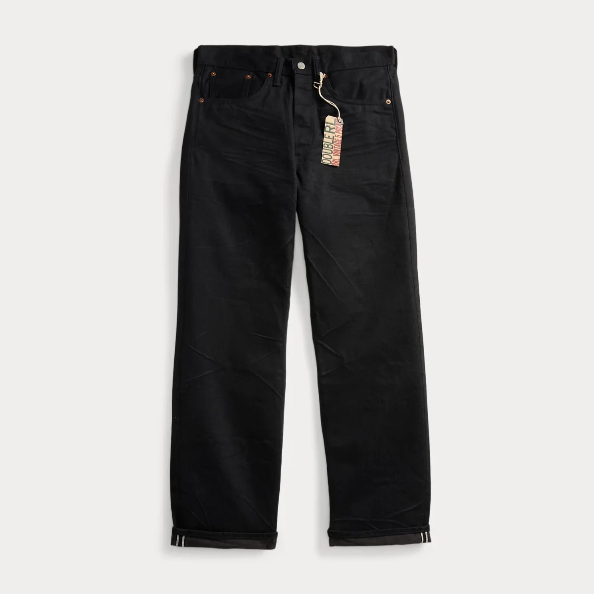 Vintage 5-Pocket Black Selvedge Jean by Ralph Lauren
