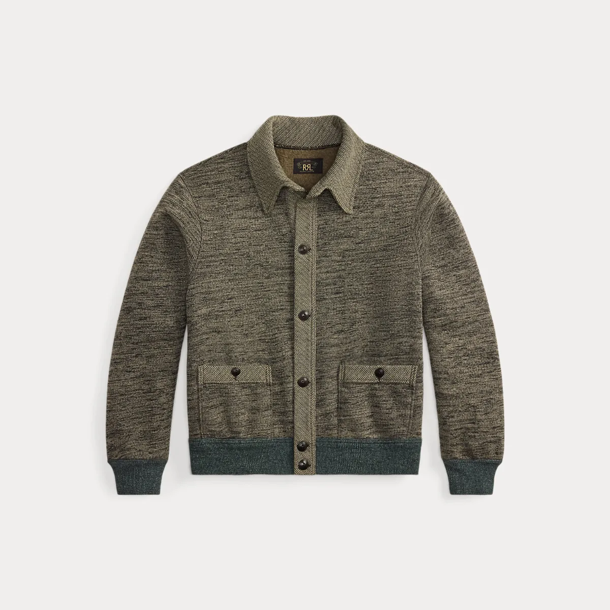 Heathered Cotton-Blend Cardigan by Ralph Lauren