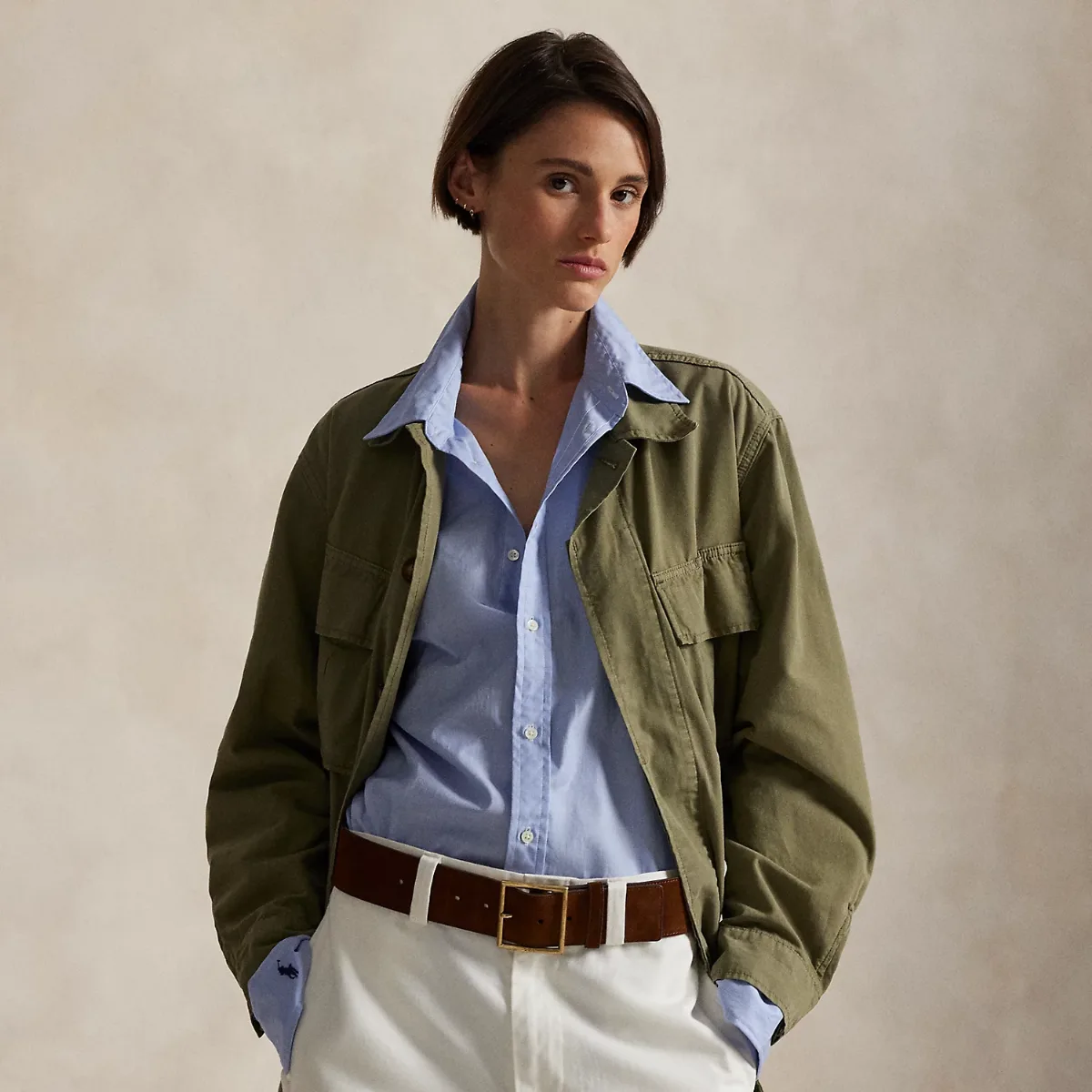 Cotton Canvas Utility Jacket by Ralph Lauren