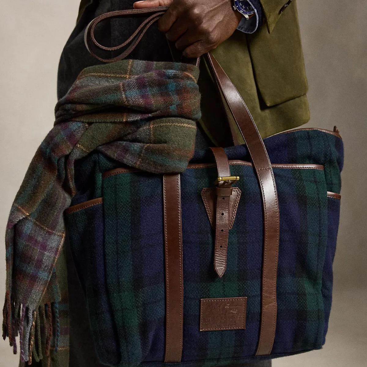 Heritage Plaid Tweed Tote