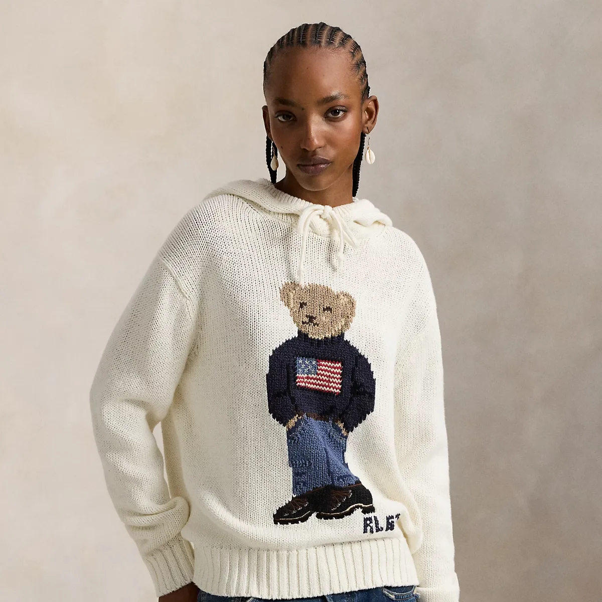Polo Bear Hooded Sweater by Ralph Lauren