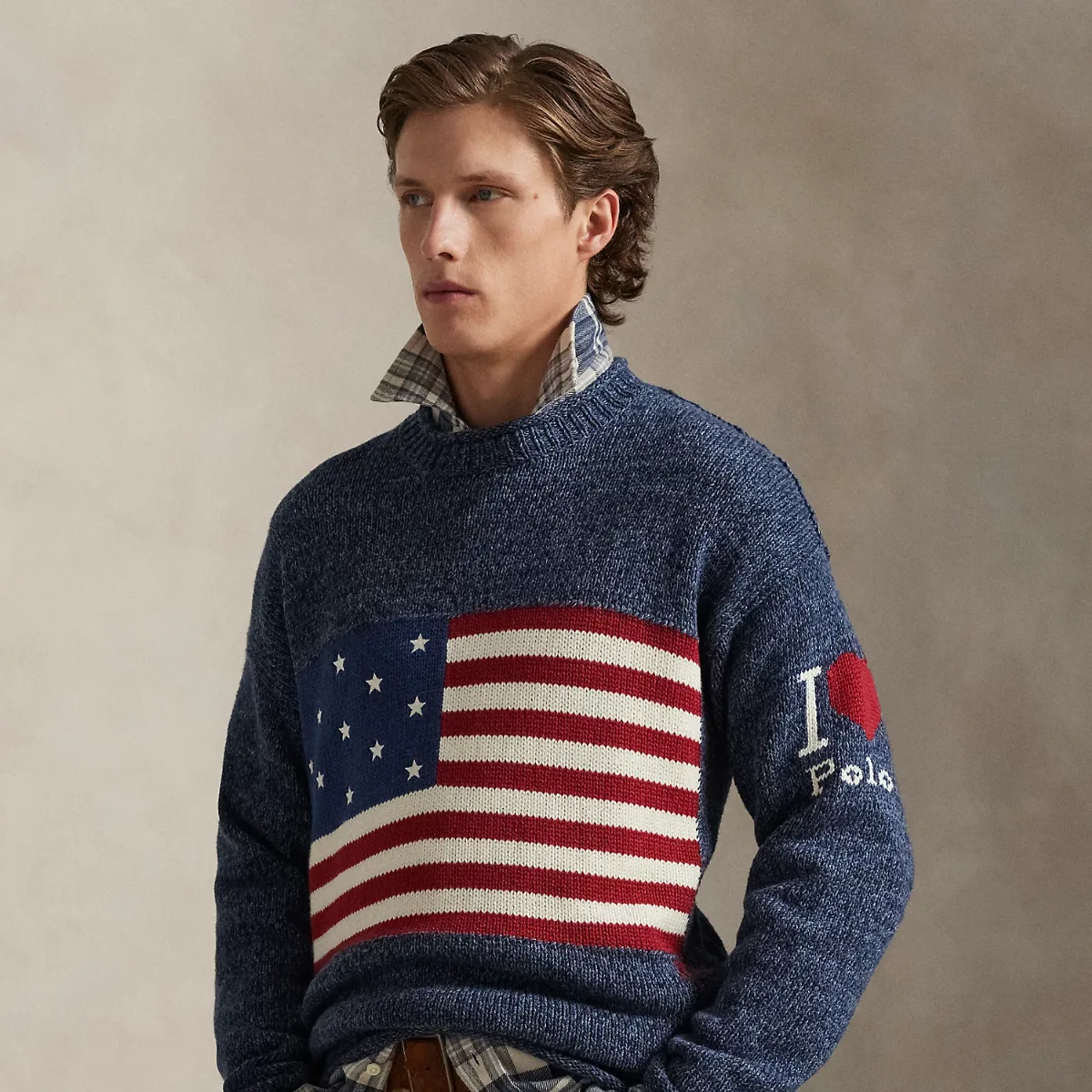The I Heart Polo Flag Sweater by Ralph Lauren