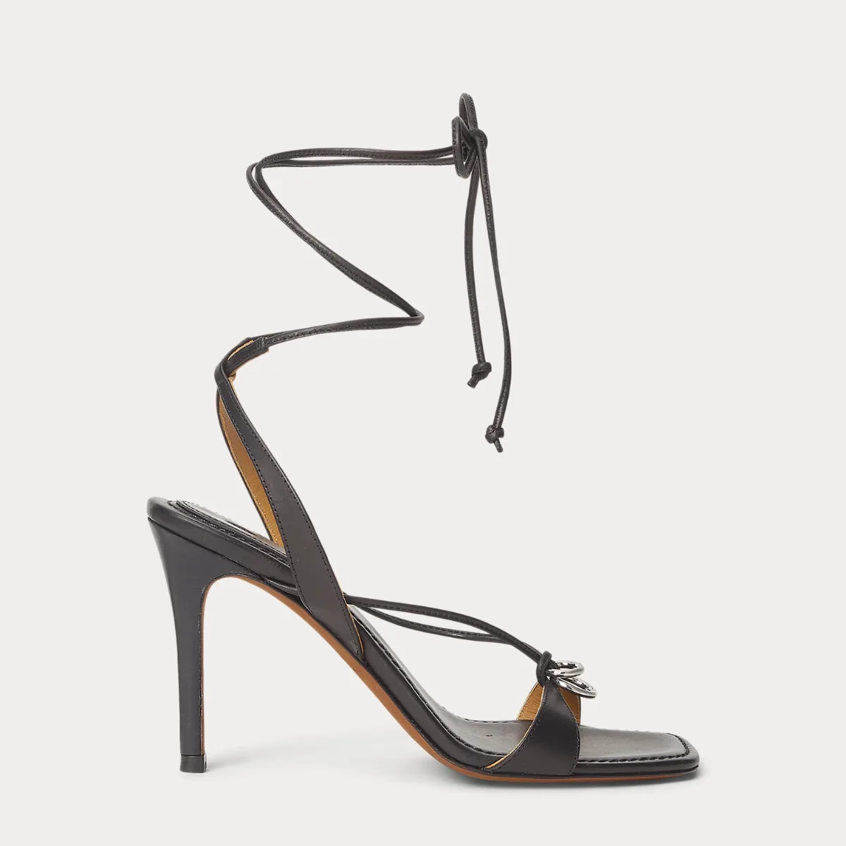 O-Ring Leather Wrap Sandal by Ralph Lauren