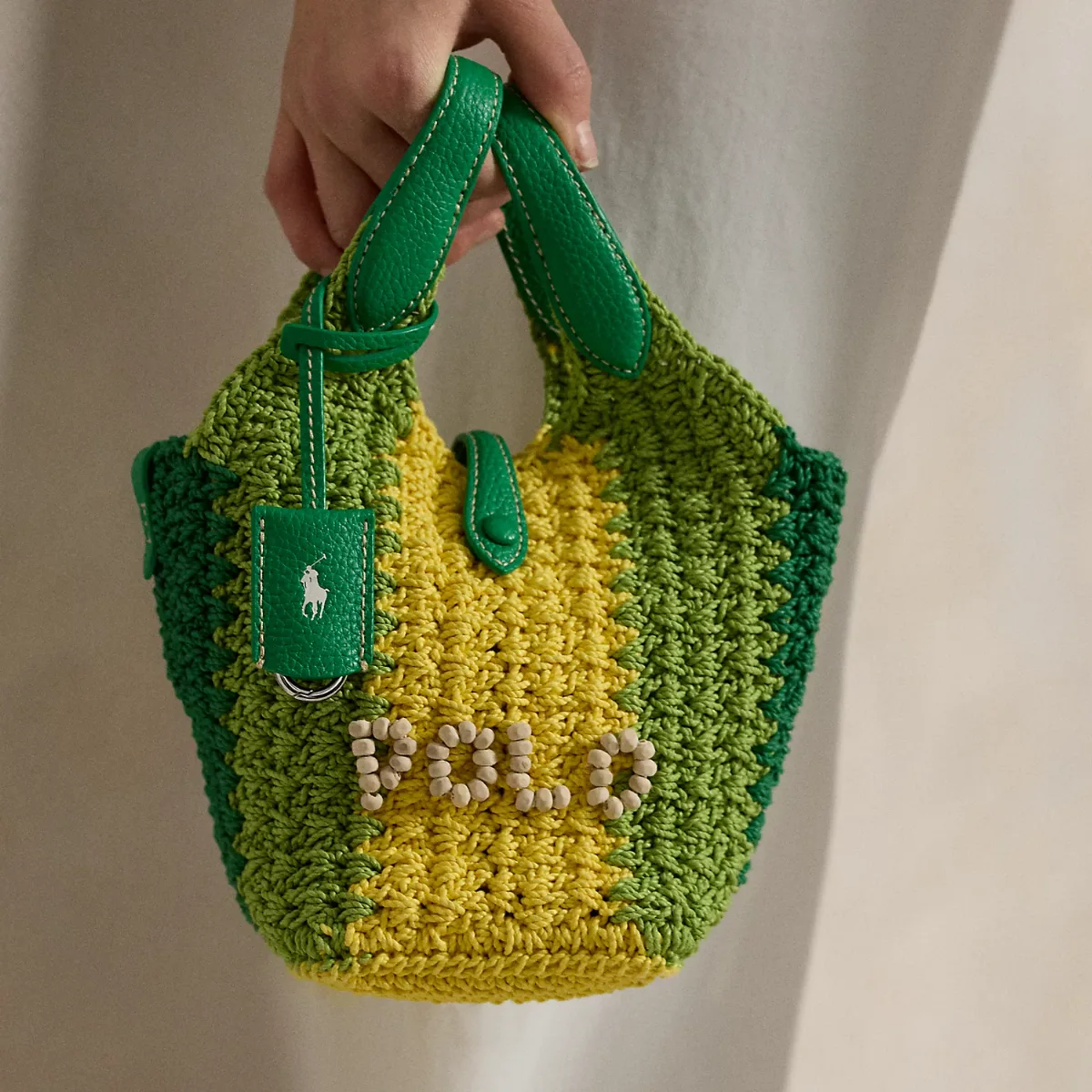 Polo Play Crochet Small Tote & Crossbody by Ralph Lauren