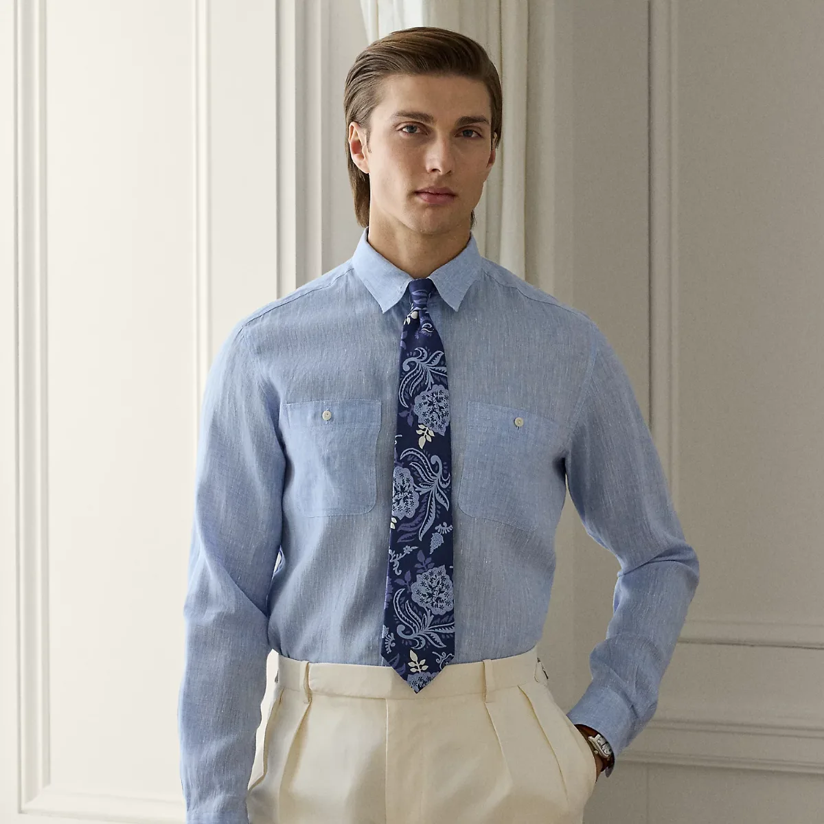 Linen Chambray Shirt by Ralph Lauren