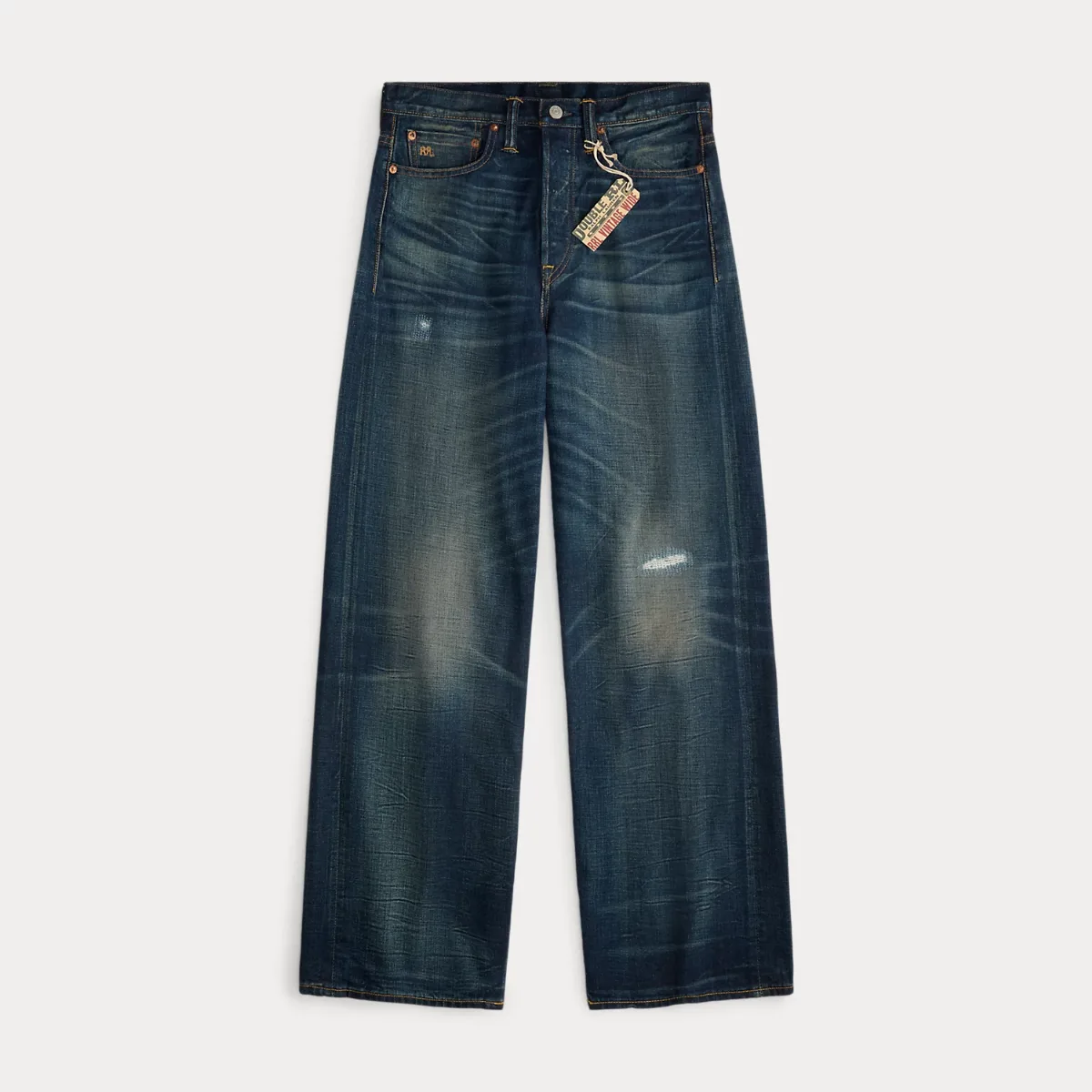 Vintage Wide Fit Distressed Kenley Jean by Ralph Lauren