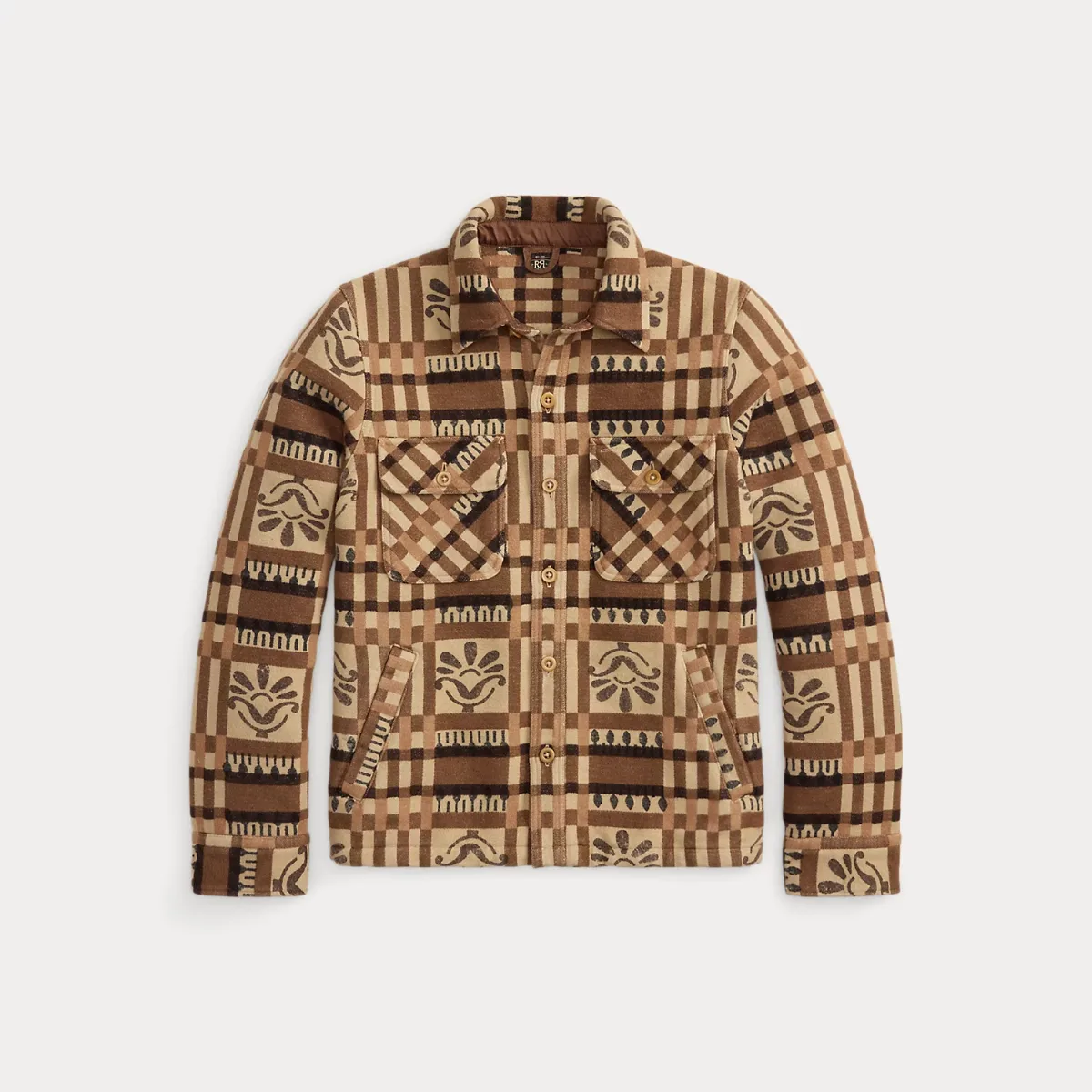 Block-Print Jacquard Overshirt by Ralph Lauren