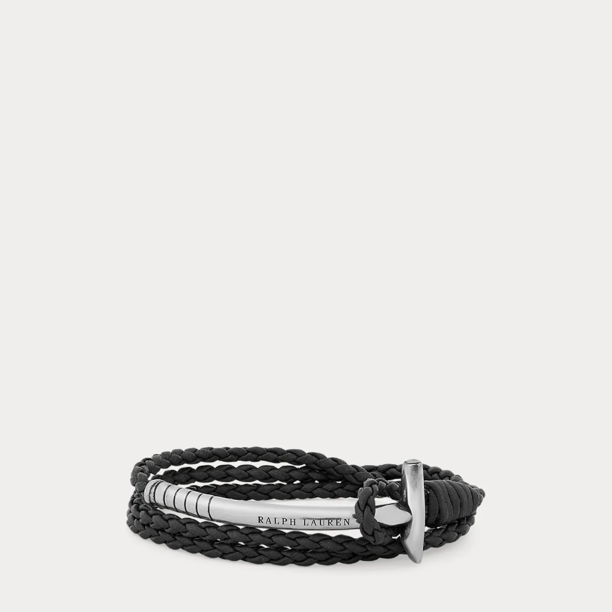 Triple-Wrap Leather Mallet Bracelet by Ralph Lauren