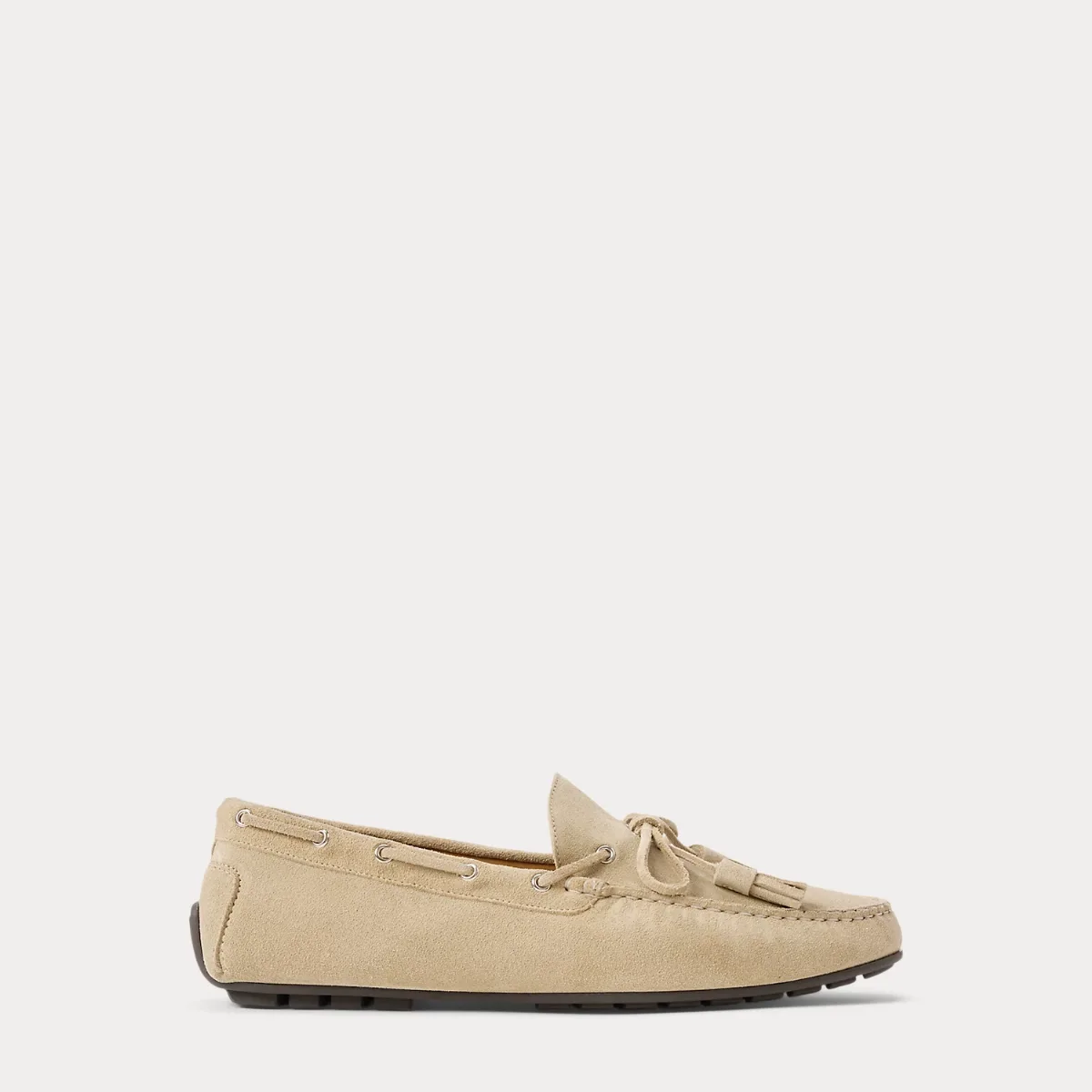 Harold Suede Tassel Driver - Stone by Ralph Lauren