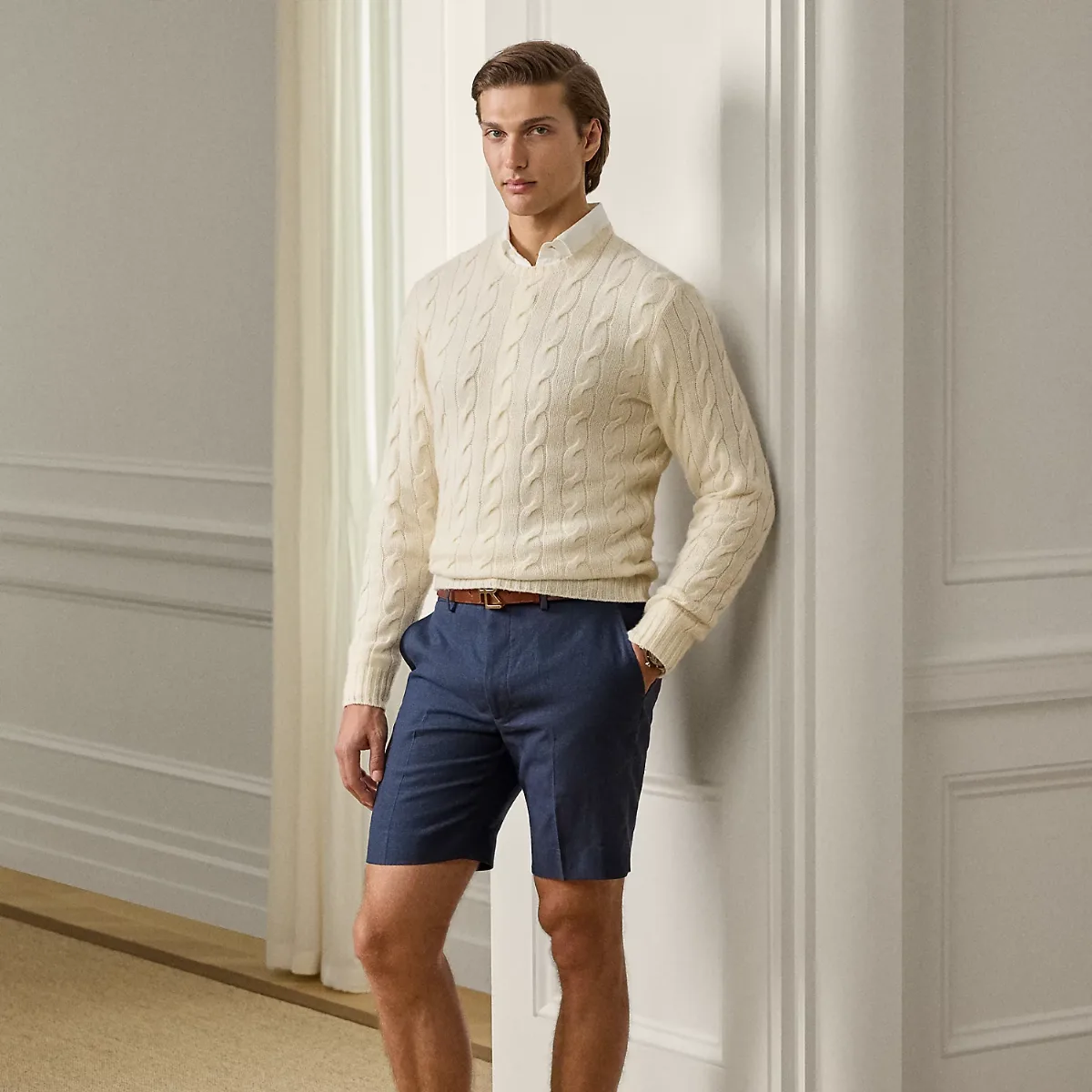 Gregory Hand-Tailored Linen Short by Ralph Lauren