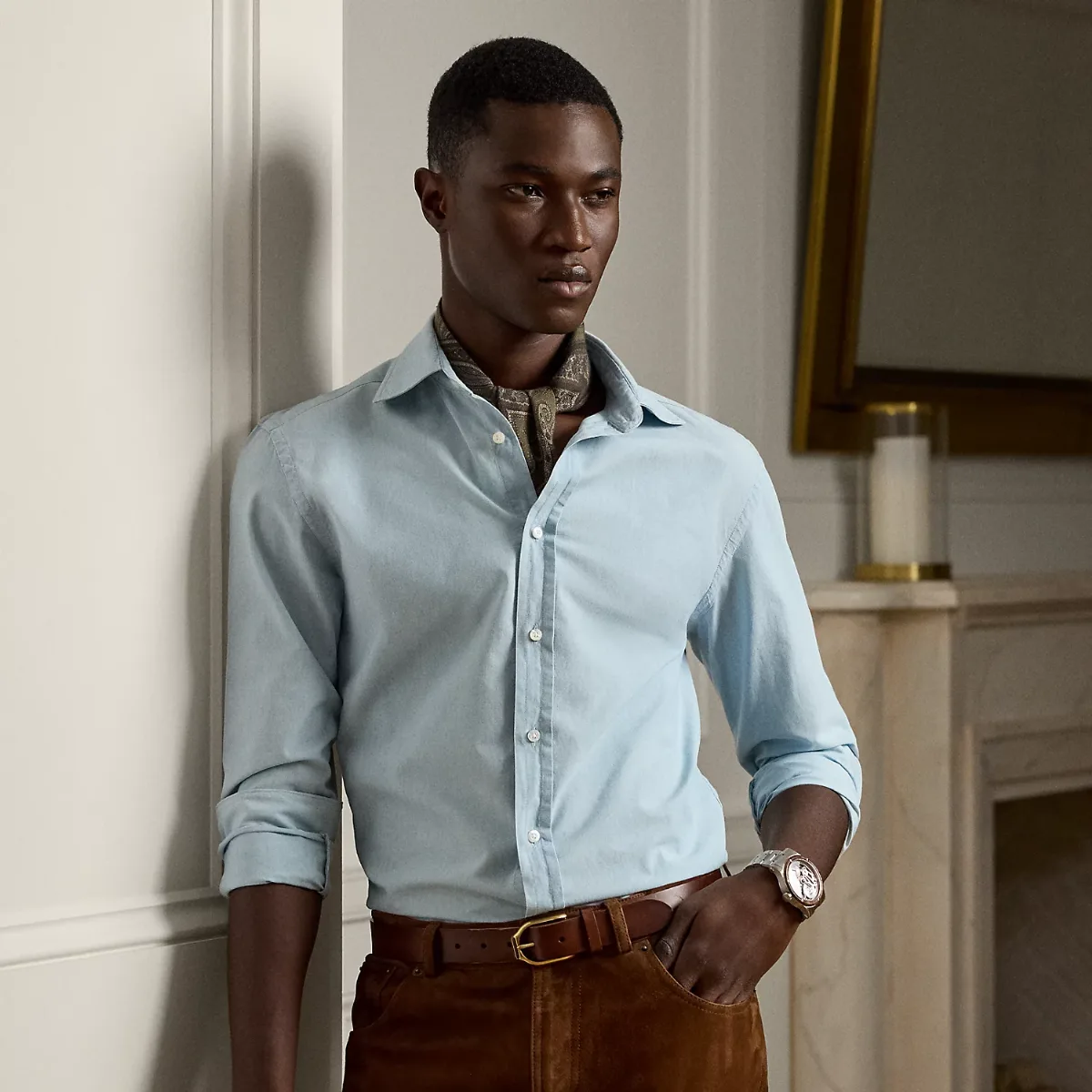 Washed Chambray Shirt by Ralph Lauren