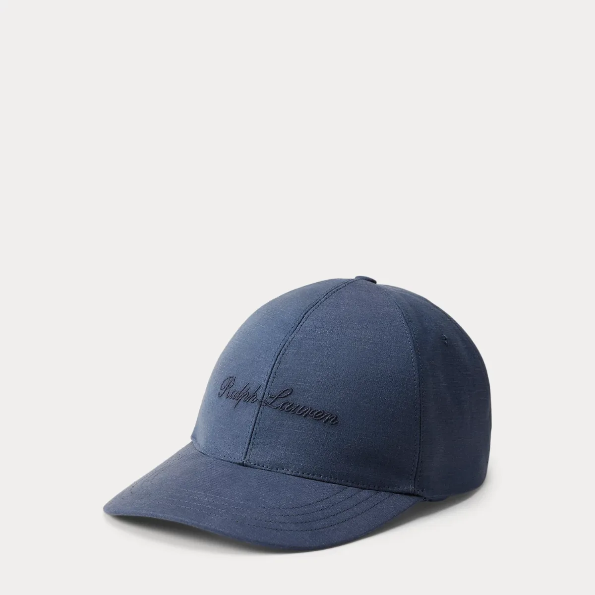 Silk-Linen Ball Cap by Ralph Lauren
