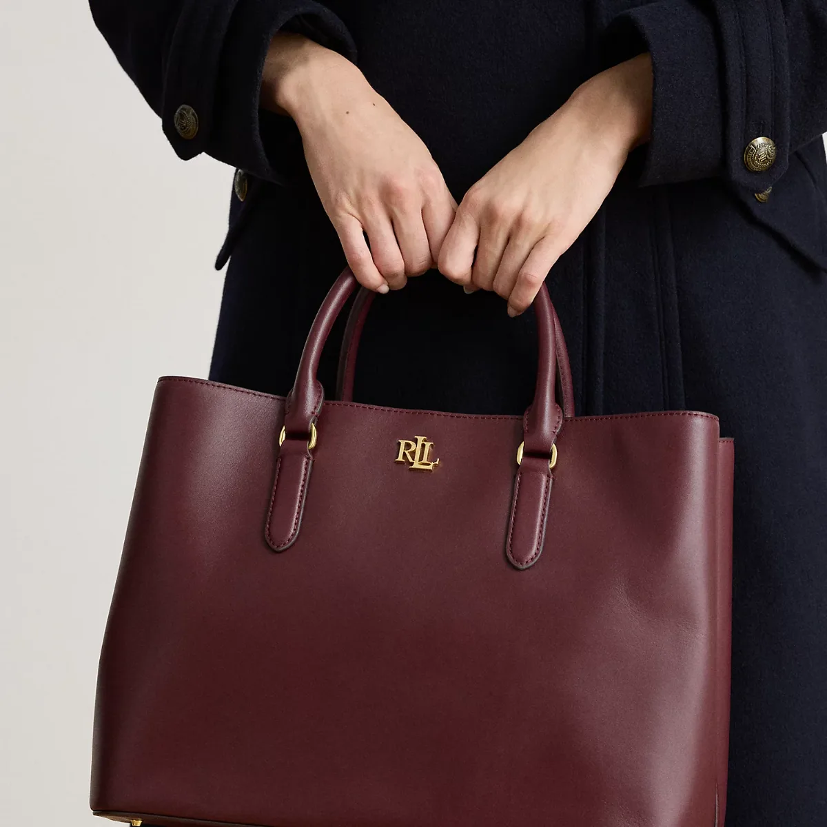 Leather Large Marcy Satchel