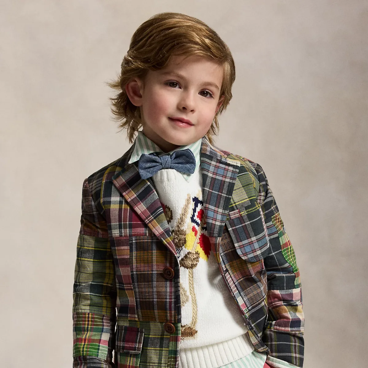 Polo Patchwork Cotton Sport Coat by Ralph Lauren