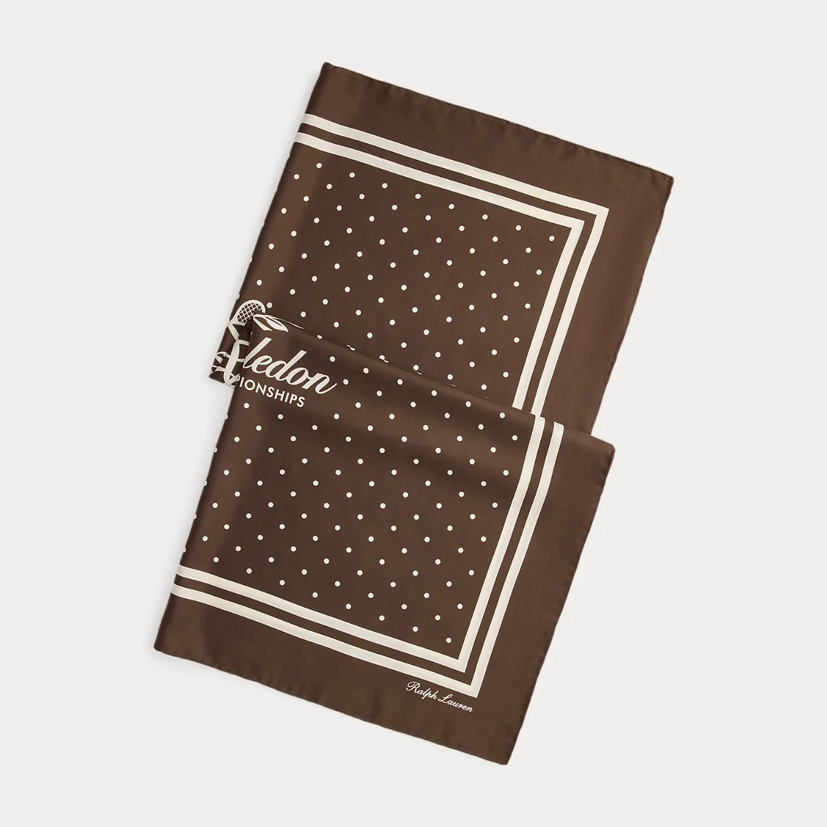 Wimbledon Silk Twill Square Scarf by Ralph Lauren
