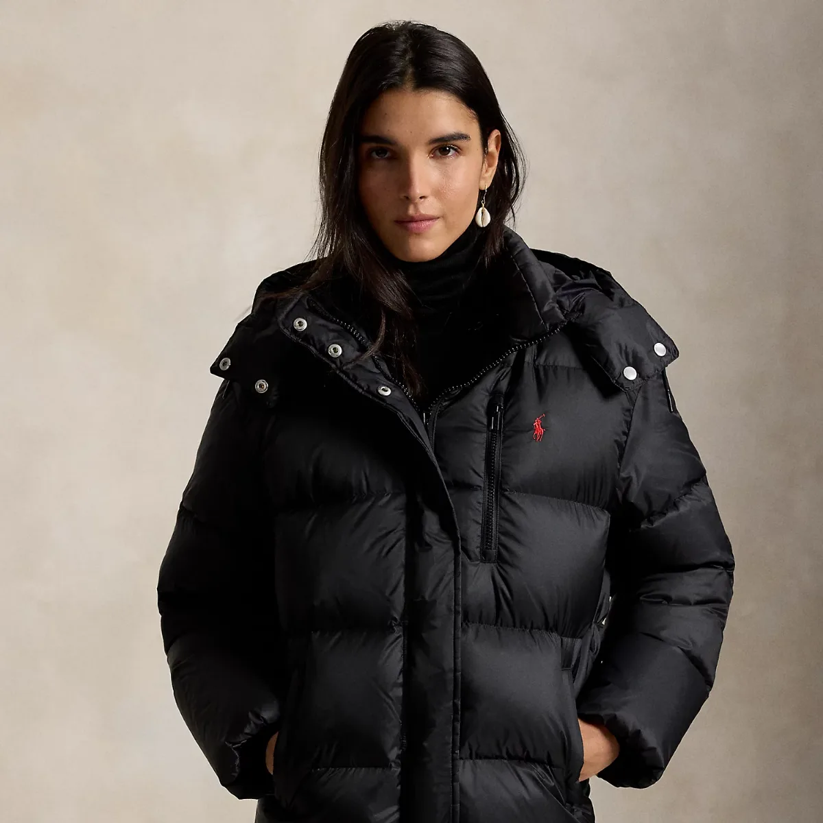 Mid-Weight Down Puffer Jacket by Ralph Lauren