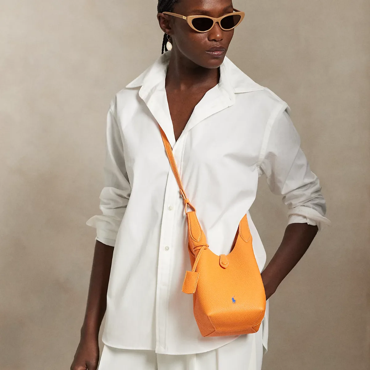 Polo Play Leather Small Tote & Crossbody by Ralph Lauren