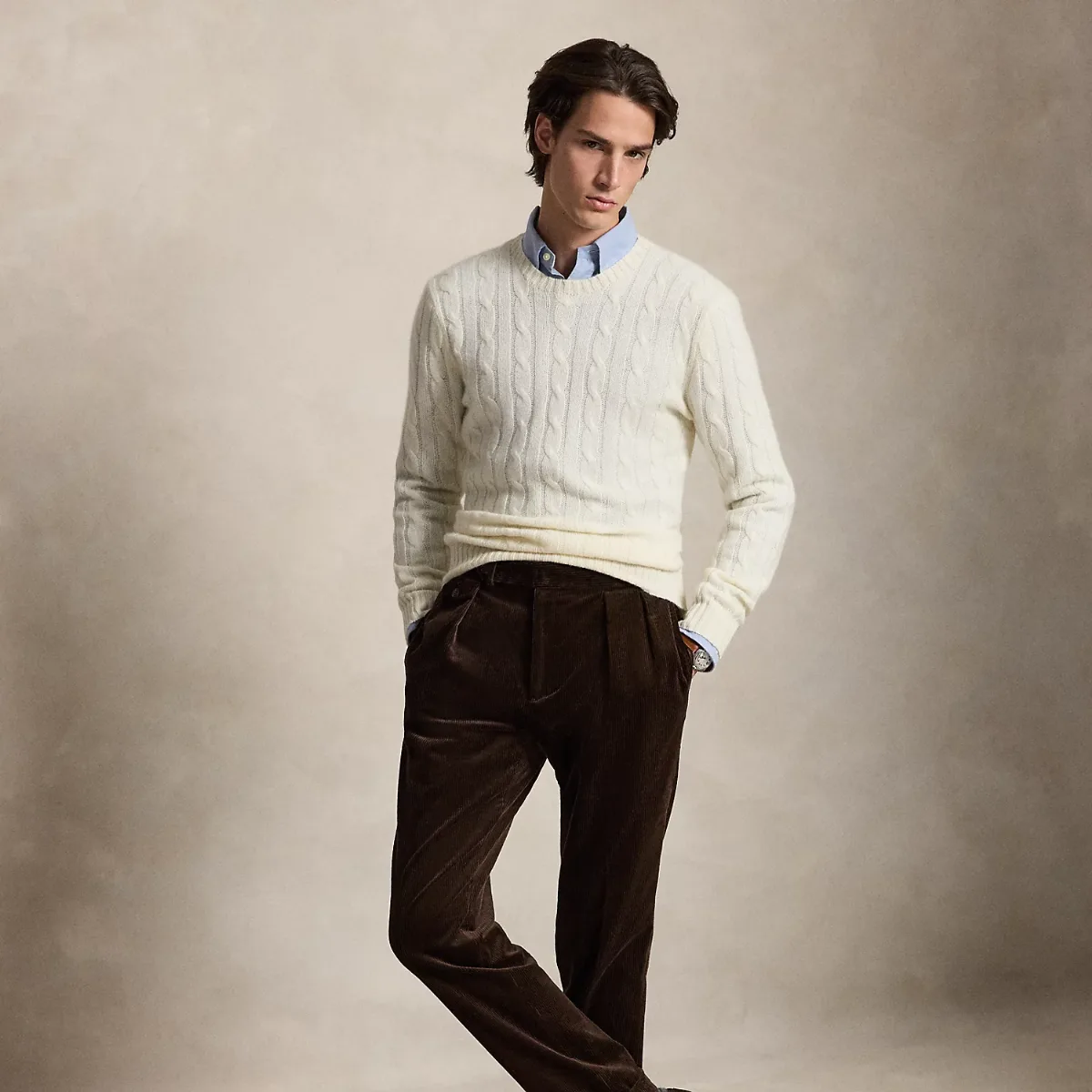 The Iconic Cable-Knit Cashmere Sweater by Ralph Lauren