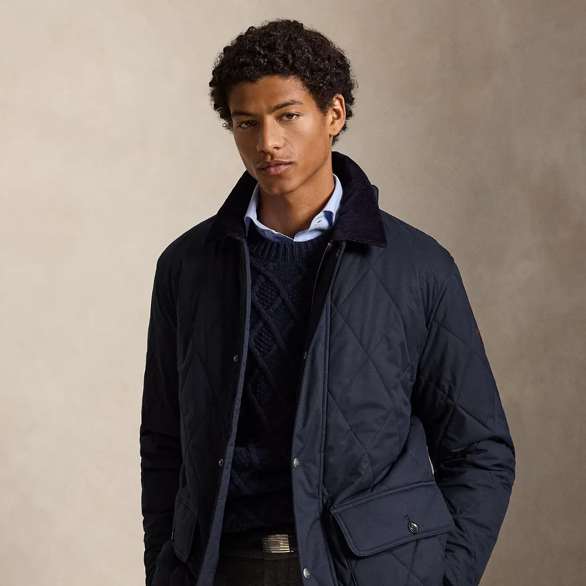 The Beaton Quilted Car Coat by Ralph Lauren