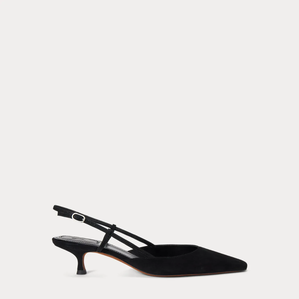 Suede Slingback Kitten Heel by Ralph Lauren