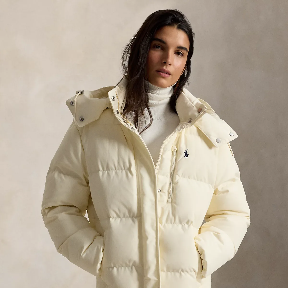 Matte Mid-Weight Down Puffer Jacket