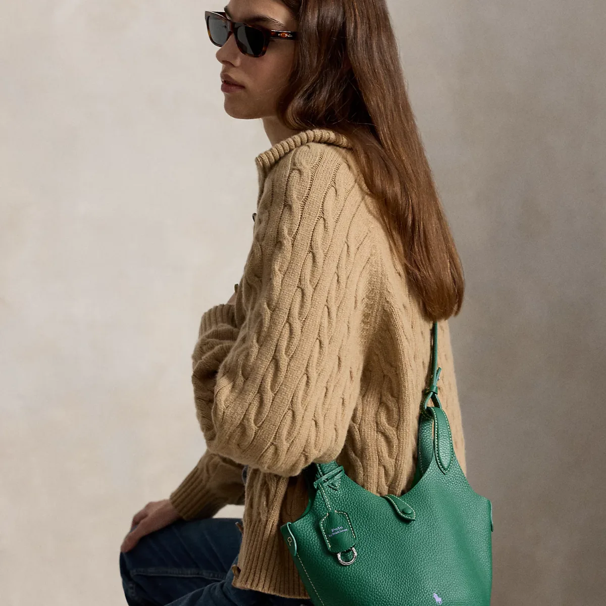 Polo Play Leather Small Tote & Crossbody by Ralph Lauren