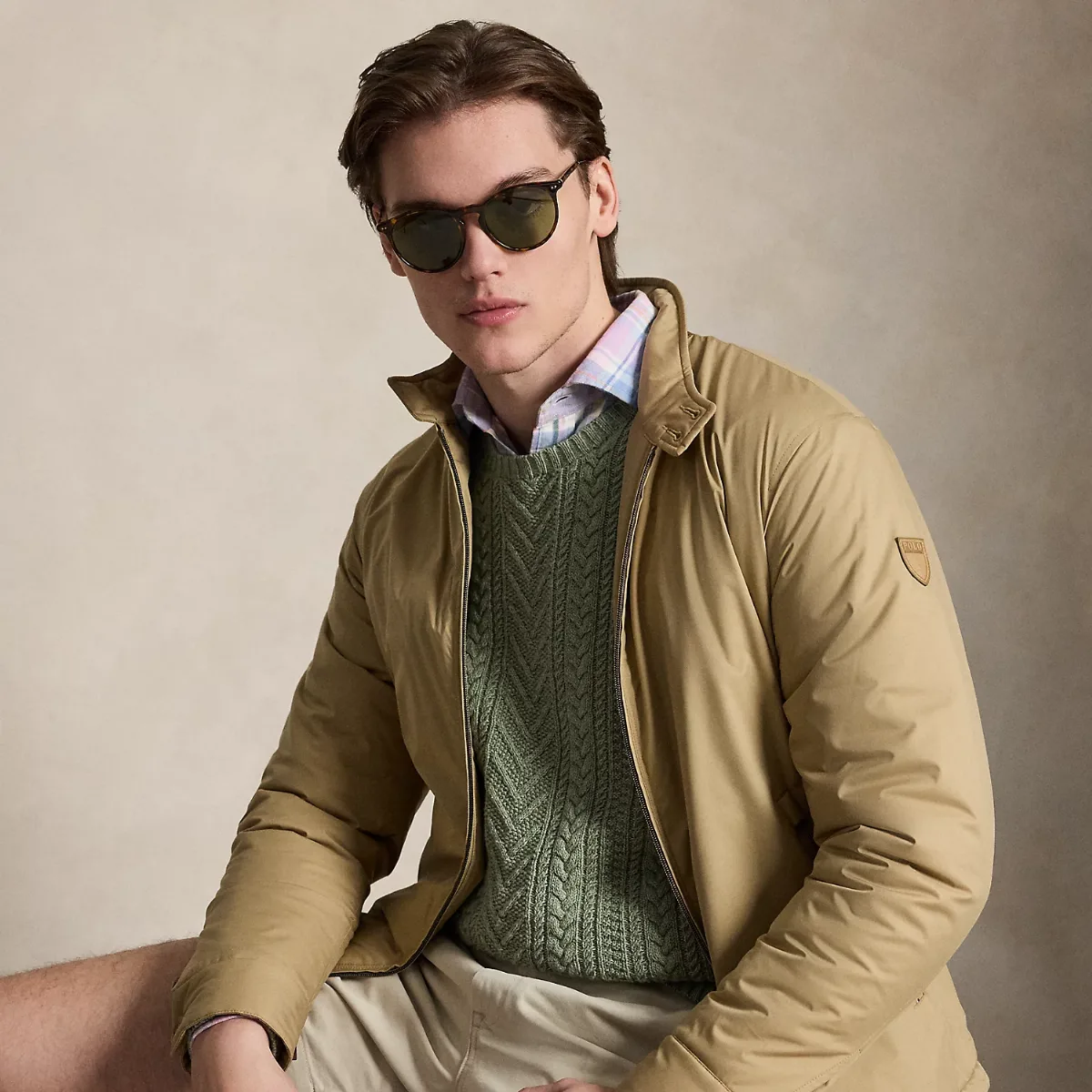 The Abottson Gabardine Jacket by Ralph Lauren
