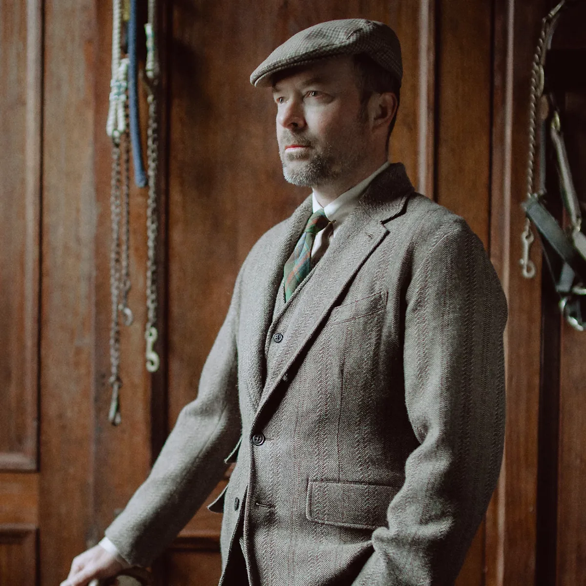 Unconstructed Herringbone Sport Coat by Ralph Lauren