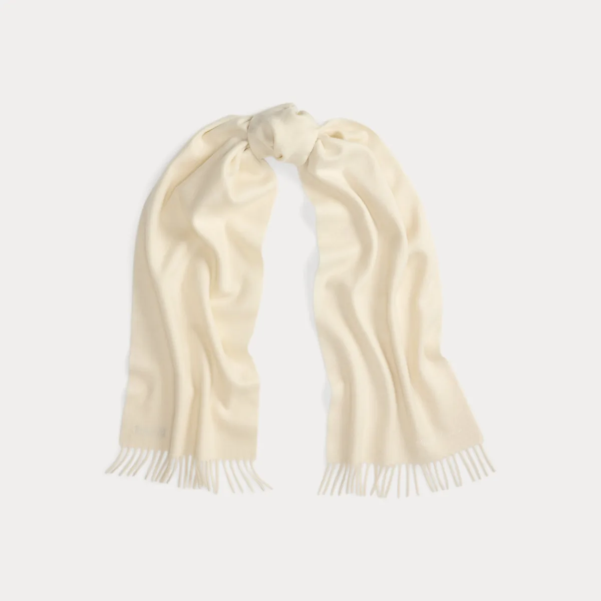 Fringe-Trim Cashmere Scarf by Ralph Lauren