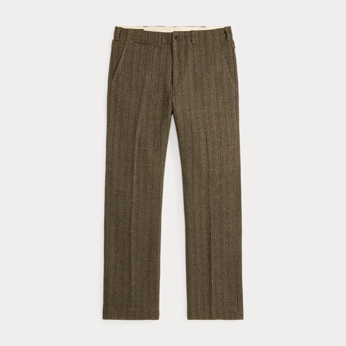 Slim Fit Linen-Blend Herringbone Pant by Ralph Lauren