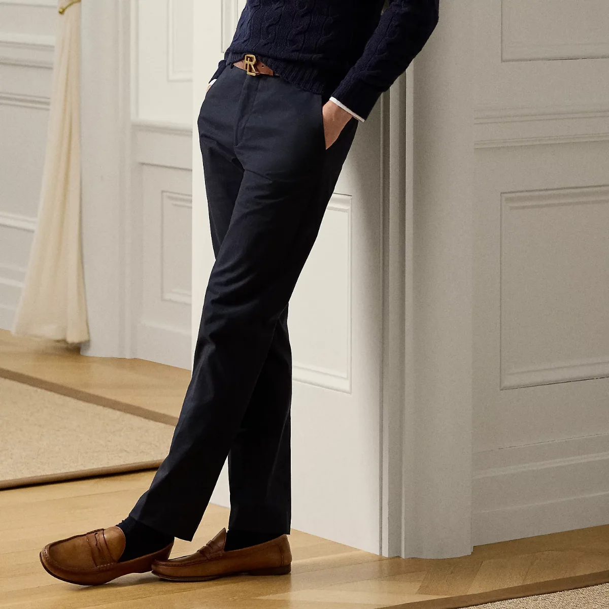 Straight Fit Stretch Chino Pant by Ralph Lauren