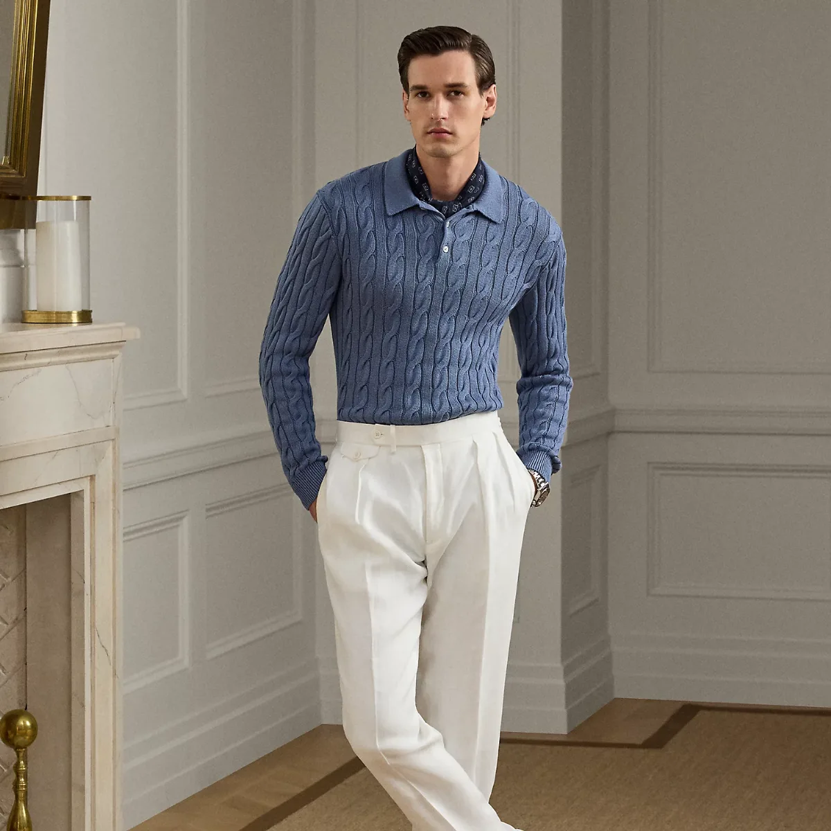 Gregory Hand-Tailored Linen Trouser