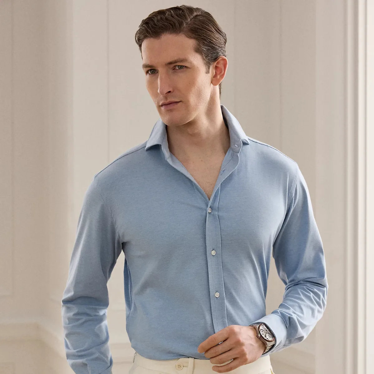 Knit Piqué Shirt by Ralph Lauren