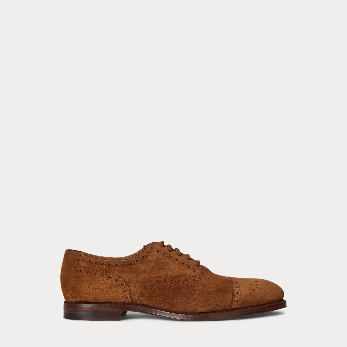 Maestra Calf-Suede Cap-Toe Shoe by Ralph Lauren