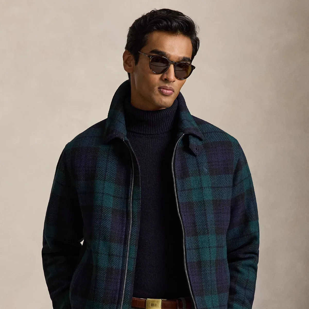 The Langdon Plaid Tweed Jacket by Ralph Lauren