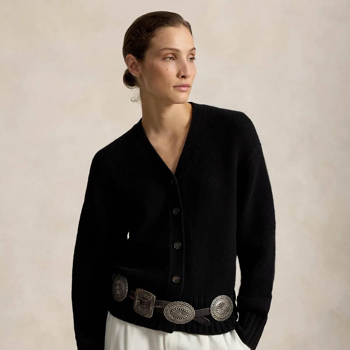 Cashmere V-Neck Cardigan by Ralph Lauren