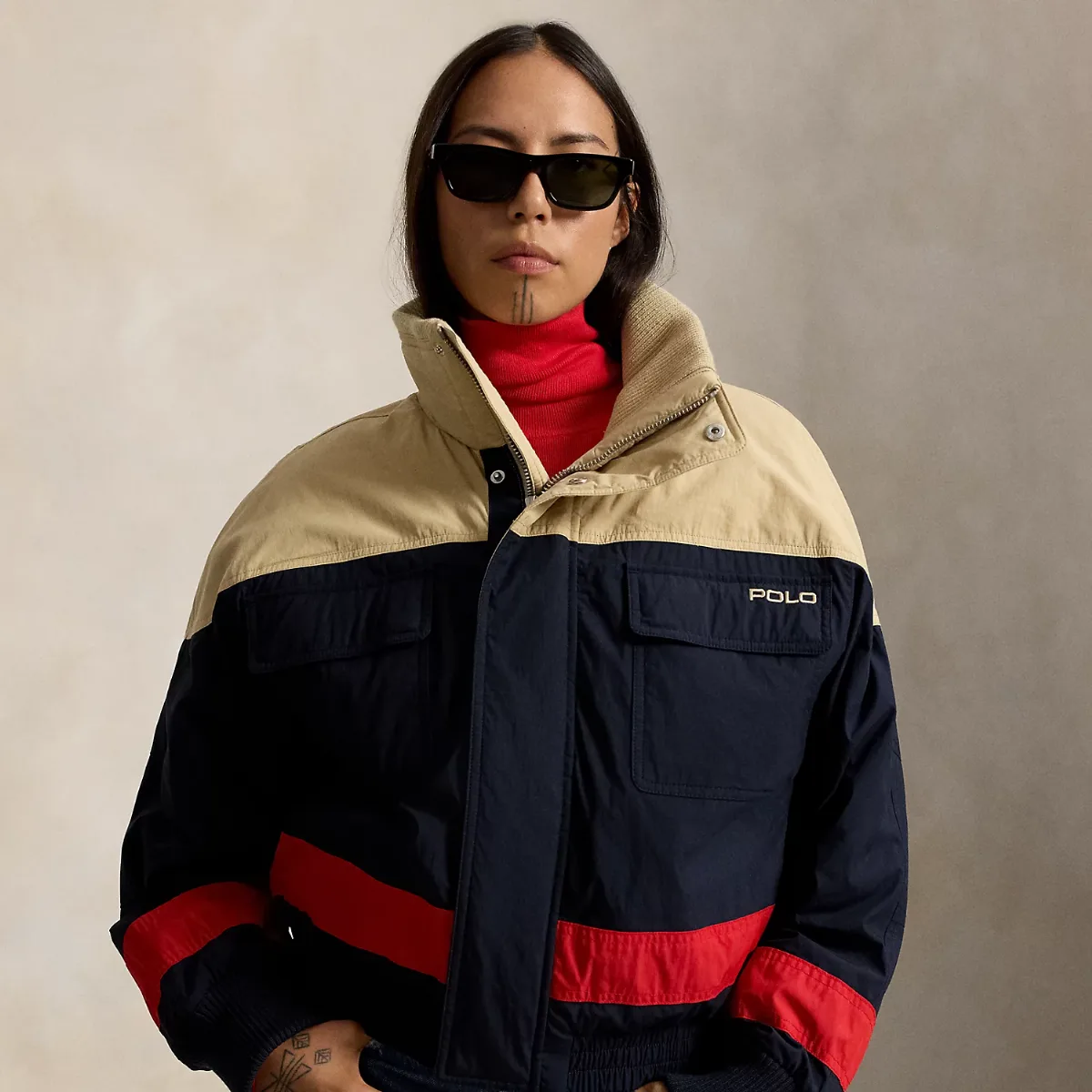 Color-Blocked Ski Puffer Jacket by Ralph Lauren