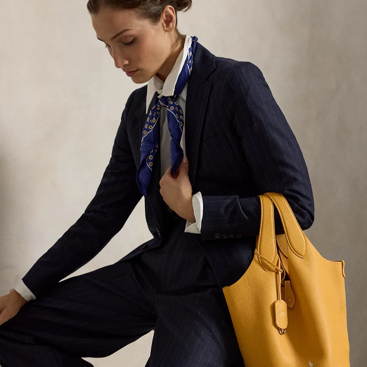 Polo Play Leather Tote by Ralph Lauren