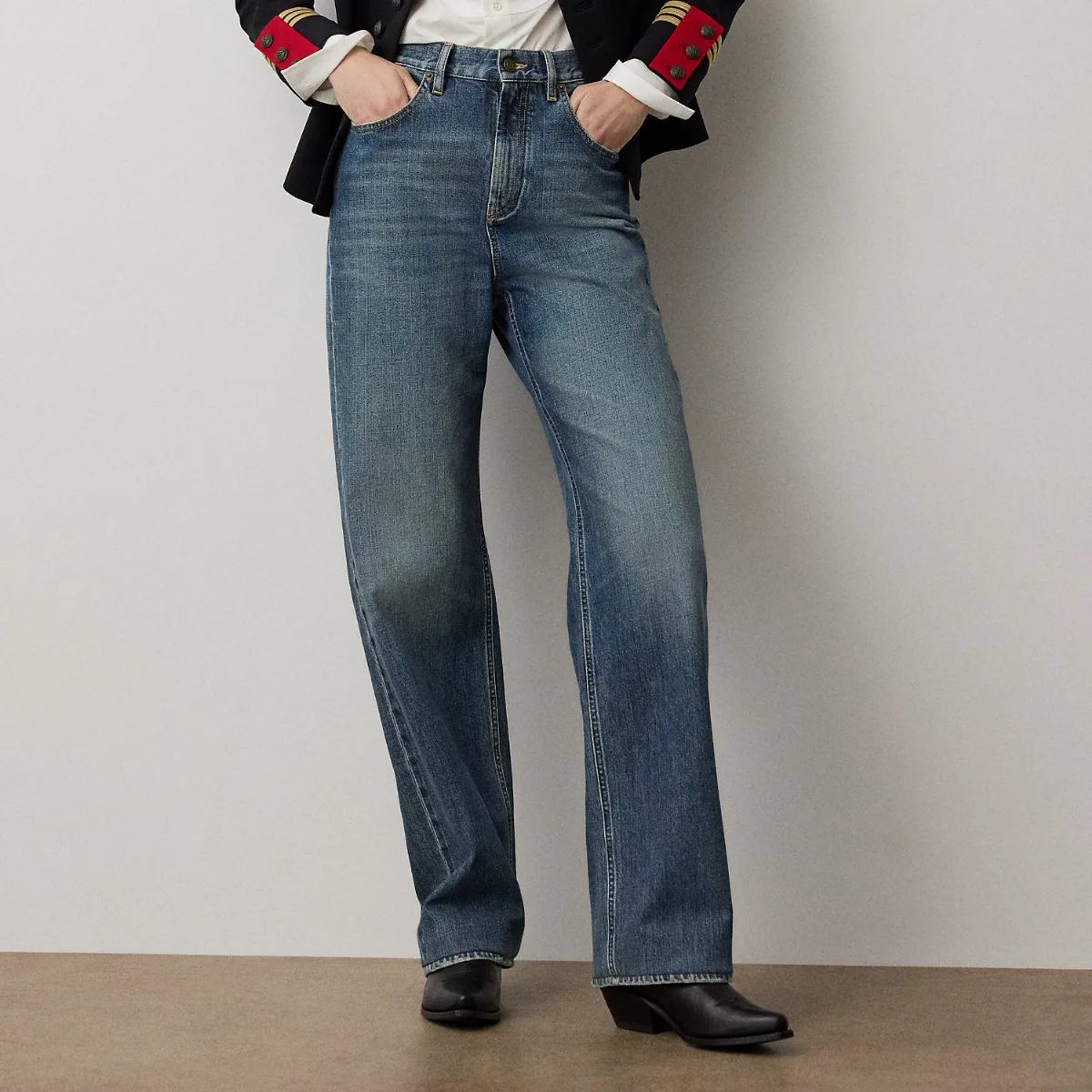 Novah High-Rise Wide-Leg Jean by Ralph Lauren