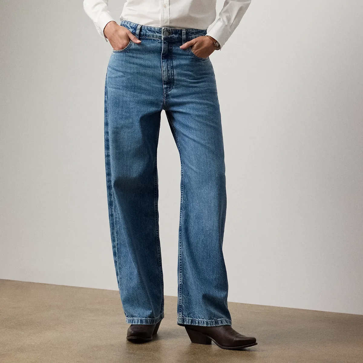 Thompson Cotton Denim Jean by Ralph Lauren