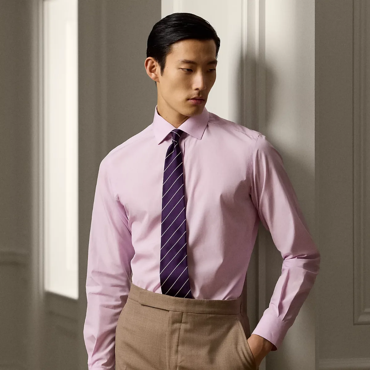 Handmade End-on-End Shirt by Ralph Lauren