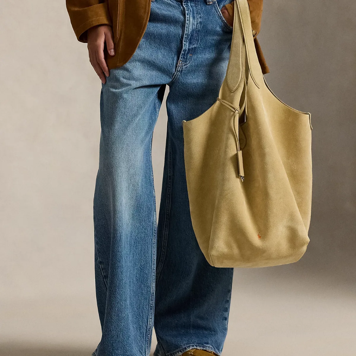 Polo Play Suede Large Tote by Ralph Lauren