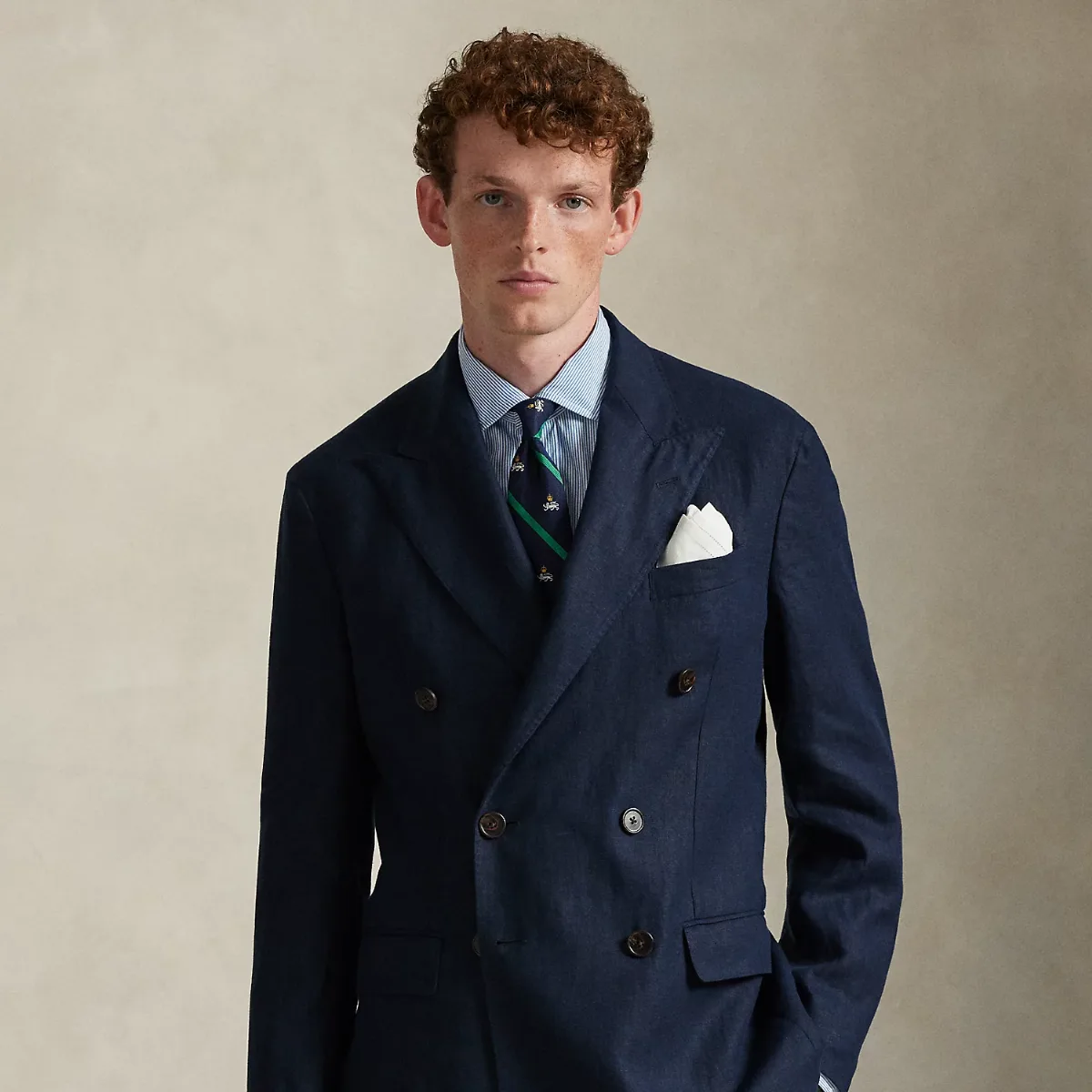 Polo Soft Tailored Fit Linen Suit Jacket by Ralph Lauren