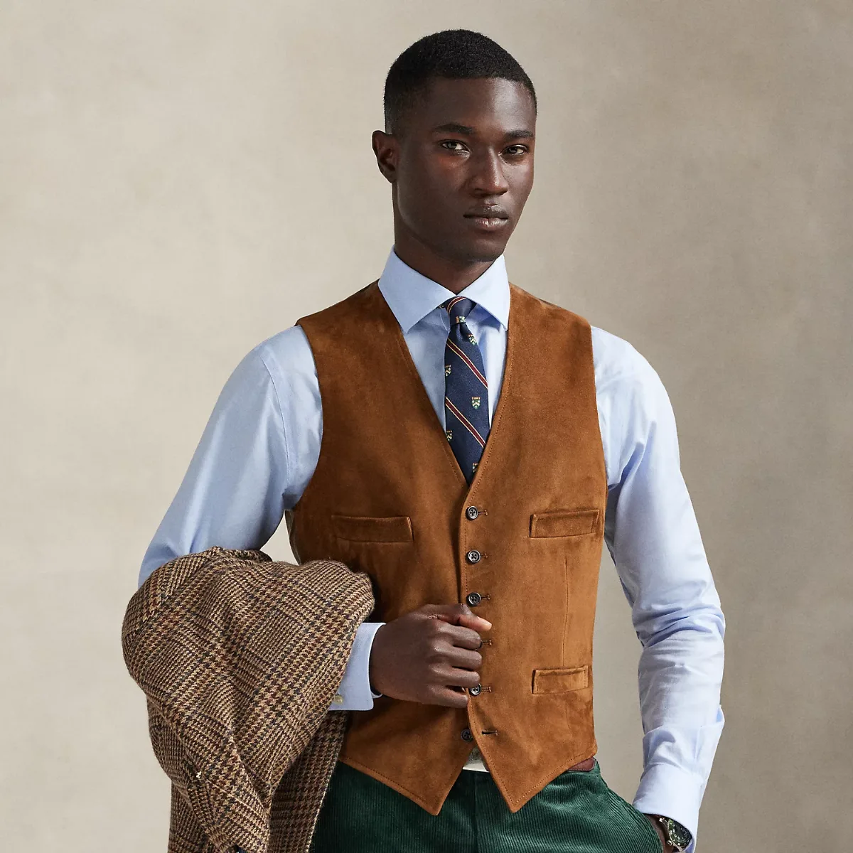 Suede Vest by Ralph Lauren