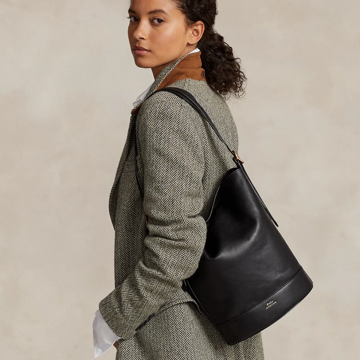 Bellport Leather Bucket Bag by Ralph Lauren